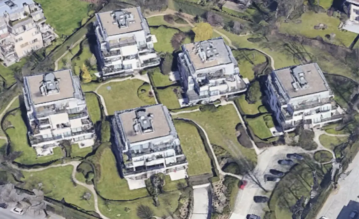 vente à la pièce de 30 appartements au domaine des chalets à Uccle